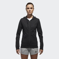 阿迪达斯官网 adidas 运动型格 女装连帽开衫 卫衣 DM7328 DM7327 *2件