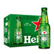  Heineken 喜力 啤酒 207ml*16瓶 整箱装  *7件 +凑单品　