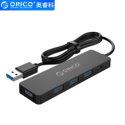 ORICO 奥睿科 USB分线器3.0 黑色 1米
