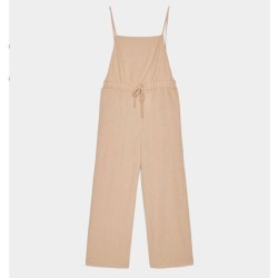 Bershka 巴适卡 02886962711 女士工装收腰吊带连体阔腿长裤