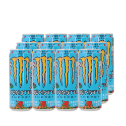 MOZA 魔爪 Monster 魔爪芒果狂欢 芒果风味 能量风味饮料 维生素功能饮料 330ml*24罐 整箱装 可口可乐公司出品