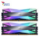 ADATA 威刚 XPG-龙耀D60G 16GB（8GB×2） DDR4 3600 RGB台式机内存条