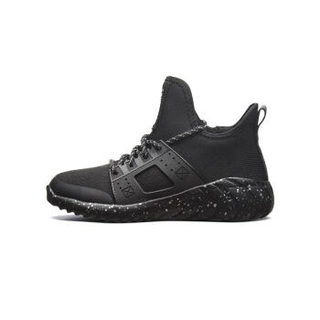斯凯奇（Skechers）男童一脚套轻便休闲鞋 舒适网布透气防滑缓震运动鞋 97694L 黑色 30
