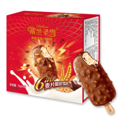蒙牛 蒂兰圣雪 麦片脆皮口味雪糕 70g*6支 *9件