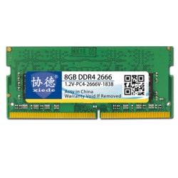 协德 (xiede)海力士芯片 笔记本DDR4 2666 2667 8G 电脑内存条 四代PC4内存 *2件