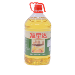 发星达 压榨一级亚麻籽油5L 食用油 胡麻油 草原亚麻籽