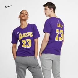 Nike 耐克官方洛杉矶湖人队 NIKE DRI-FIT 男子 NBA T恤AR4888