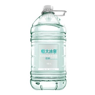 恒大冰泉旗舰店 长白山天然低钠弱碱性矿泉水 4L*4桶*6箱  整箱装