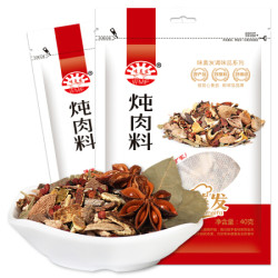 味美发 炖肉料40g*2袋 厨房调料包 香料红烧卤肉卤猪蹄料 *2件