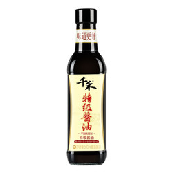 千禾 酱油 特级酱油 不加防腐剂 500ml *15件