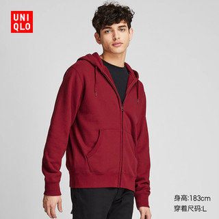 UNIQLO 优衣库 男装长袖连帽拉链运动开衫418706