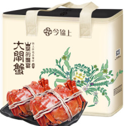 今锦上 大闸蟹 1888型 现货实物 公3.7-4.1两 母2.6-3.0两 4对8只