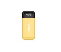 XTAR 爱克斯达 PB2S 充电宝电池快速充电器 PB2S黄色+18650 2600MAH电池*2