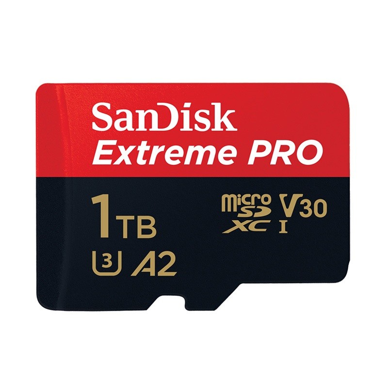 SanDisk 闪迪 1TB TF（MicroSD）内存卡 A2 4K V30 U3 C10 至尊超极速移动存储卡 读速200MB/s 写速140MB/s