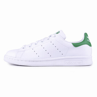 Adidas 三叶草 STAN SMITH 女士运动板鞋 M20605 白/绿尾 35.5