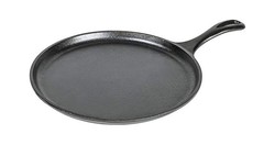 Lodge  洛极 铸铁圆形煎饼平底 黑色  26.67cm