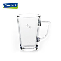 Glasslock进口钢化玻璃小狗爪子杯260ml
