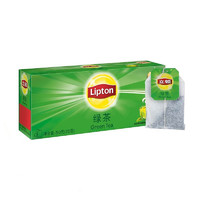 立顿（Lipton）绿茶25包50g 茶叶 （新老包装随机发货） *2件