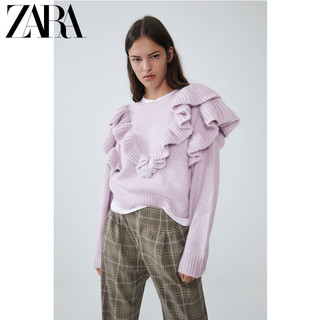 ZARA TRF 女装 格子裤 (花色、XS)