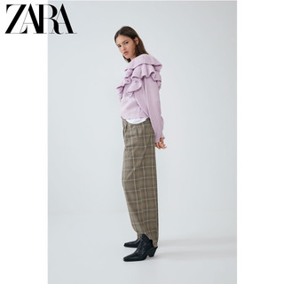 ZARA TRF 女装 格子裤 (花色、XS)