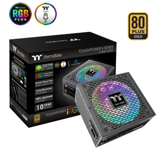 Tt（Thermaltake）额定850W TPI RGB PLUS 850 台式机电脑主机机箱电源（金牌认证/全模/日系电容/十年质保)