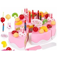 知识花园  水果蛋糕切切乐 粉色 37件装