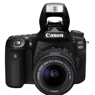 Canon 佳能 EOS 750D APS画幅 数码单反相机 黑色 EF-S 18-155mm F3.5 IS USM 变焦镜头 单镜头套机