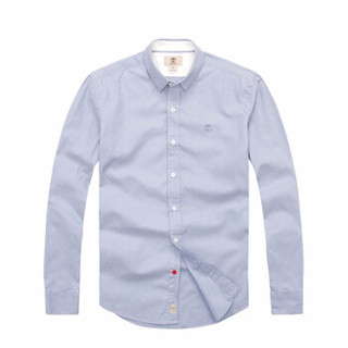 Timberland添柏岚男装户外休闲修身长袖衬衫|8322J 8322JB06/蓝色 XL