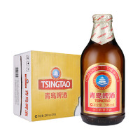 青岛啤酒（TsingTao）金质 小棕金11度296ml*24瓶 整箱装