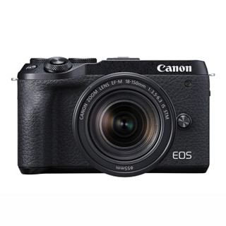 Canon 佳能 EOS M6 Mark II APS-C画幅 微单相机 黑色