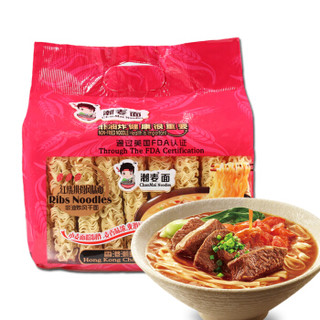 HONGWEI 弘威 潮麦面 红烧排骨风味 750g *11件