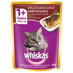 whiskas 伟嘉泰国进口版 鱼肉味成猫粮 90.00g