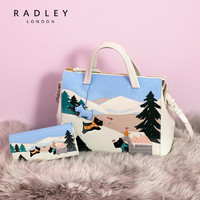 Radley英国女包2019新款时尚可爱真皮限量长款翻盖钱包卡包14785