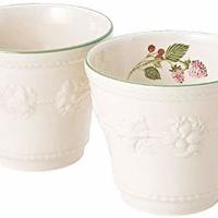 WEDGWOOD 玮致活 欢愉假日系列 树莓浮雕陶瓷马克杯 350ml*2个