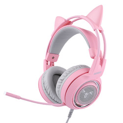 SOMIC 硕美科 G951 PINK 粉色游戏耳机