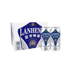 蓝亨（LANHENG）经典啤酒 10度 500ml*12听 整箱装 满28天发酵期 *6件