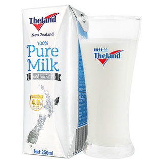 Theland 纽仕兰 4.0g 低脂牛奶 250ml*24盒