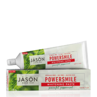 凑单品、银联专享：Jason PowerSmile 天然无氟抗菌斑美白牙膏 170g