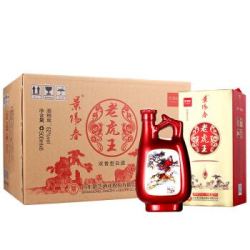 景芝景阳春老虎王酒 52度500ml*6瓶白酒整箱口感浓香型婚礼喜酒喜宴中秋礼品 整箱装(内含三个手提袋)