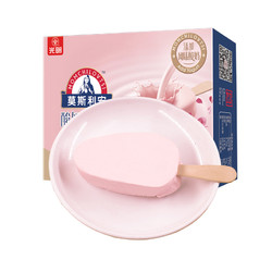 光明 莫斯利安玫瑰花味酸奶冰淇淋雪糕 65g*4 *4件