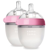 移动专享：Comotomo 可么多么 婴儿全硅胶防摔奶瓶 250ML 两个装