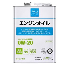 AUTOBACS QUALITY 合成铁罐机油 0W-20 SN/GF-5 4L 日本原装进口 *3件