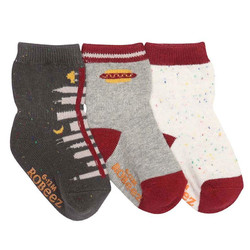 Robeez 3PK Boys Socks 男袜3只装 各类型年龄段可选 包邮保税