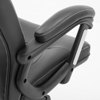 伯力斯电脑椅 办公皮椅子 家用可升降转椅 黑色MD-8002