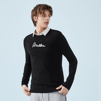 Semir 森马 14-018071342 男士假两件针织杉