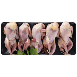 鹌鹑肉鸟肉新鲜生鹌鹑 约120g/只 6只装 *2件