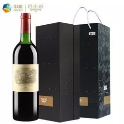 大拉菲红酒 法国梅多克1855列级庄(一级庄) 拉菲酒庄正牌干红葡萄酒礼盒 1982年正牌RP100分