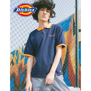 Dickies 帝客 DK006480 男士休闲撞色短袖衬衣DK006480 黑色 S