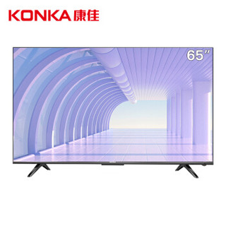 新品发售：康佳（KONKA）65X5 65英寸 4K超高清 全面屏 远场语音 AI人工智能 2+16GB内存 网络平板液晶电视机