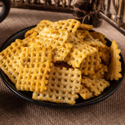 太阳嘴不停锅巴70g 4袋装青芥味 多口味燃辣 玉米 藤椒零食